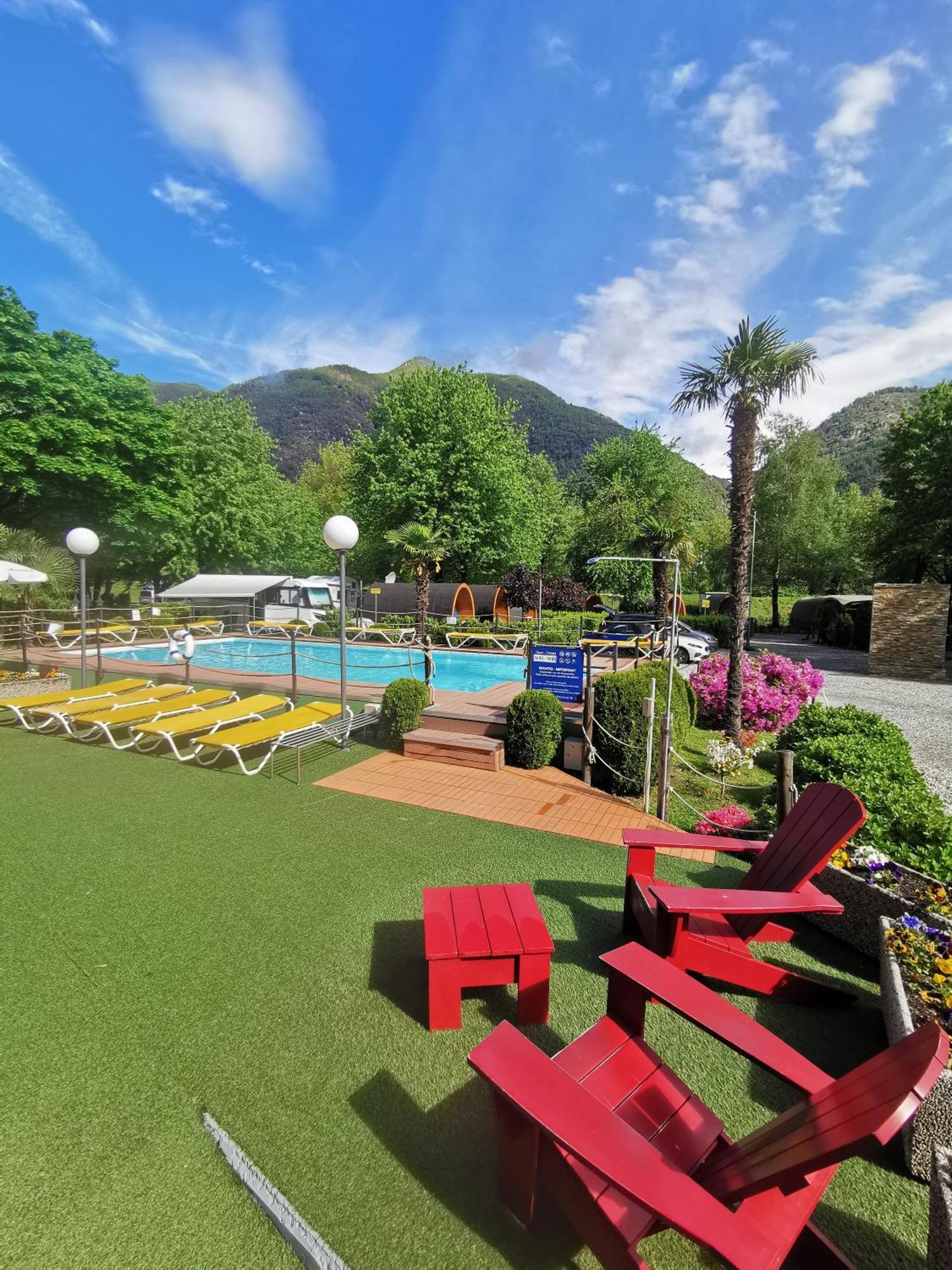 Camping Melezza Losone Exterior foto